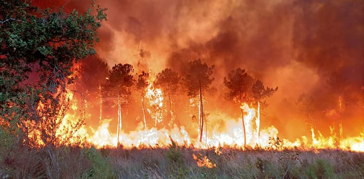 Brush fire near Los Angeles forces thousands to evacuate