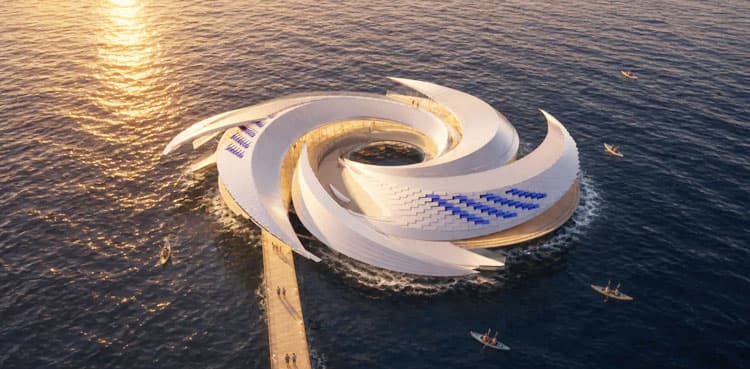 ‘Ocean Vortex’ made from recycled plastic named competition finalist